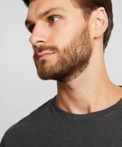 Solid SDROCK - T-shirt Basique - Dark Grey Melange -Promos Solid Magasin 561847d8452548319475428ccbc37dc9