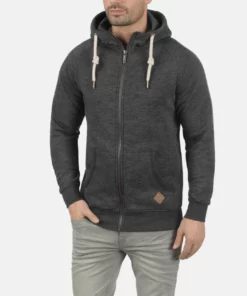 Solid SDVITU - Sweat à Capuche Zippé - Grey