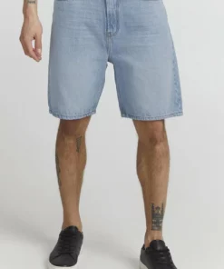 Solid SDBRAYSON - Short En Jean - Light Blue Denim