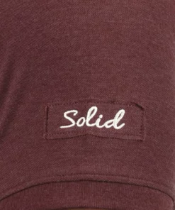 Solid SDTRIPPOLO - Polo - Wine Red M -Promos Solid Magasin 59e0f9d893d94e62a1d9c15531731ce2