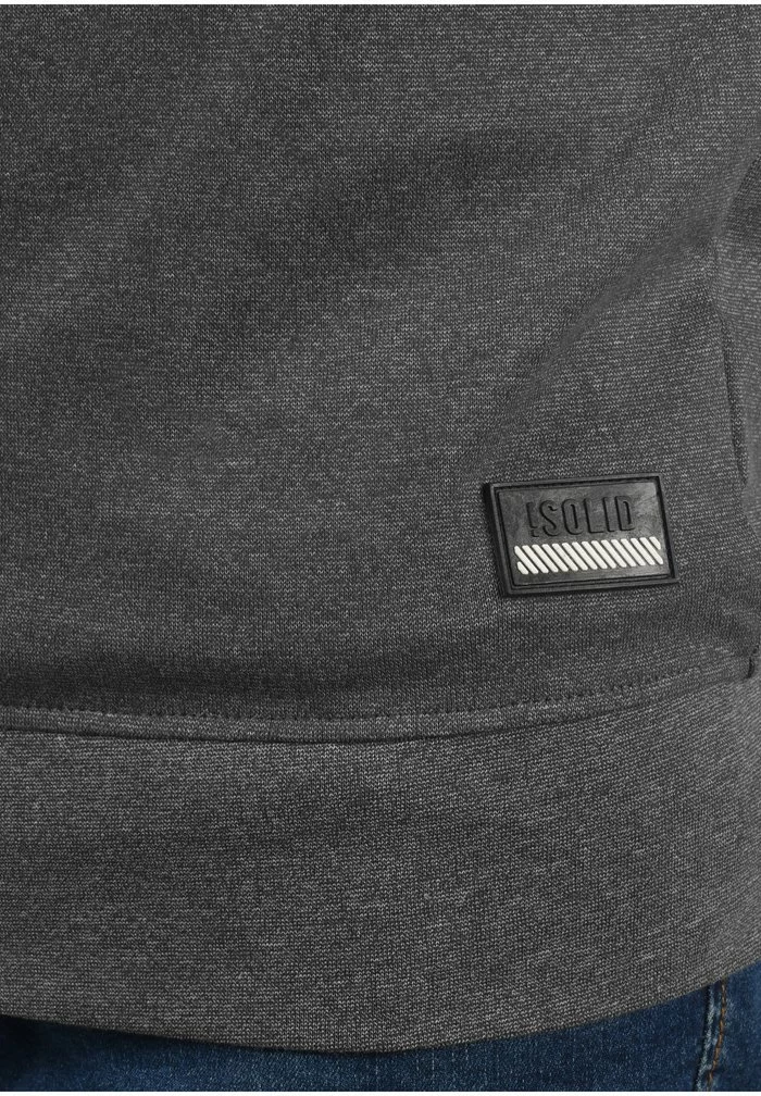 Solid SDBARIS - Sweat à Capuche Zippé - Forged Iron 11 Solid SDBARIS - Sweat à Capuche Zippé - Forged Iron – Image 11