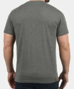 Solid SDVOLKER - T-shirt Basique - Grey Melange -Promos Solid Magasin 5b64ca685ff64e5ab7b994dc3fc544a3