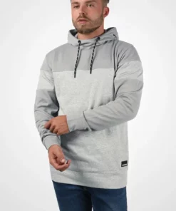Solid SDBEKIR - Sweat à Capuche - Grey Melange