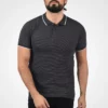 Solid SDSAVA - Polo - Dark Grey Melange