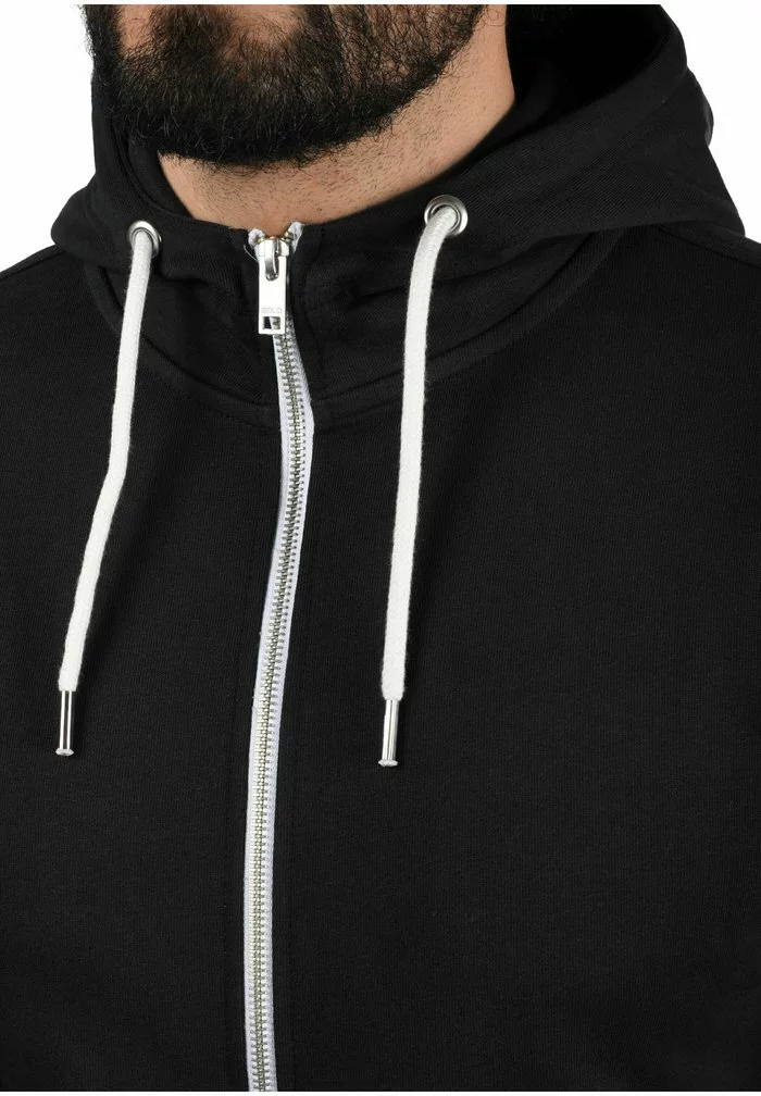 Solid SDTAMBO - Sweat à Capuche Zippé - Black 4 Solid SDTAMBO - Sweat à Capuche Zippé - Black – Image 4