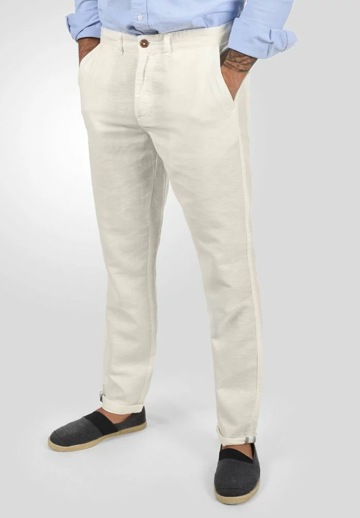 Solid LORAN - Pantalon Classique - Off White 1 Solid LORAN - Pantalon Classique - Off White
