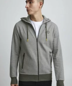 Solid SDRAFKO - Sweat à Capuche Zippé - Deep Forest Melange