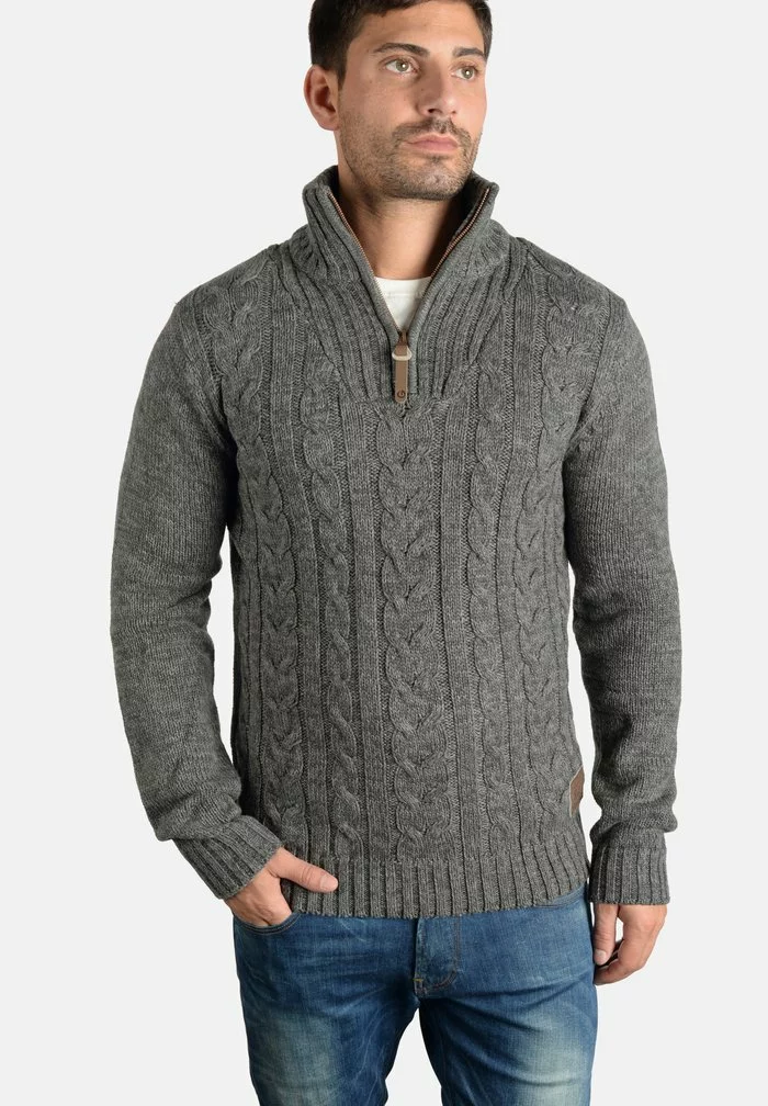 Solid SDPANKRAZ - Pullover - Dark Grey 1 Solid SDPANKRAZ - Pullover - Dark Grey