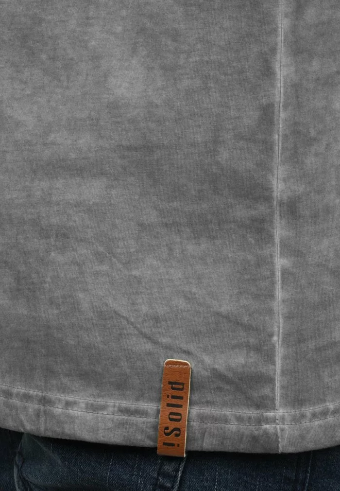 Solid SDTIHN - T-shirt Basique - Mid Grey 5 Solid SDTIHN - T-shirt Basique - Mid Grey â Image 5