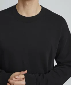 Solid SDLENZ CREW - Sweatshirt - True Black -Promos Solid Magasin 5e14437fcef54e83bbbcb46020026a7d