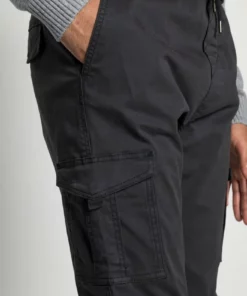 Solid ANDERS ELASTICATED - Pantalon Cargo - Black -Promos Solid Magasin 5e926e13558b466eb7bf7f607f1b0b47