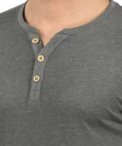 Solid VOLKO - T-shirt à Manches Longues - Grey Melange -Promos Solid Magasin 602b620219d94ec2948fab7ce01a7f40