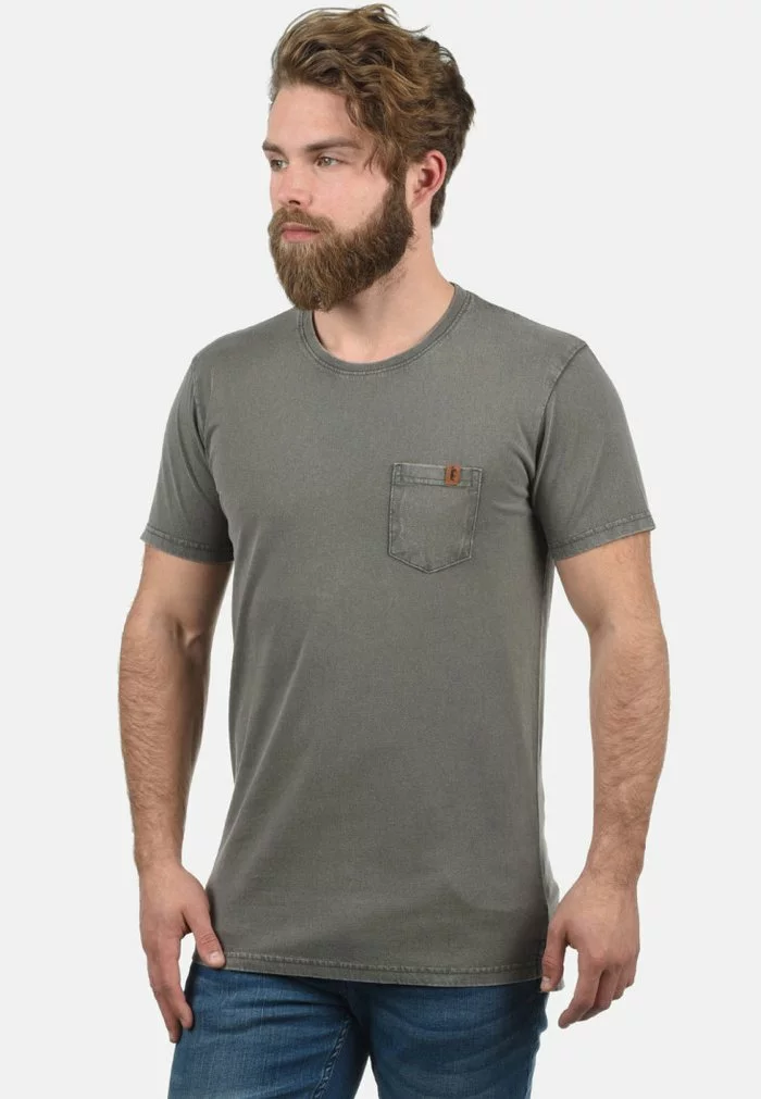 Solid SDJACK - T-shirt Imprimé - Dark Grey 1 Solid SDJACK - T-shirt Imprimé - Dark Grey