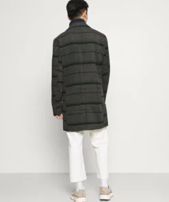 Solid SDTAVE CHECK COAT 21105920 - Manteau Classique - Black -Promos Solid Magasin 6127964569ba44abbf9a00767e1096f6
