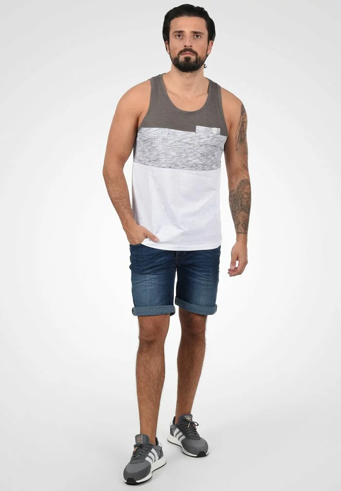 Solid SION - Débardeur - Mid Grey 2 Solid SION - Débardeur - Mid Grey – Image 2
