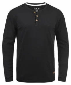 Solid SDVOLKO - T-shirt à Manches Longues - Black -Promos Solid Magasin 628858d99fa34be5b00f8b782ce21355