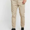 Solid SDSLIM - Pantalon Classique - Simple Taupe