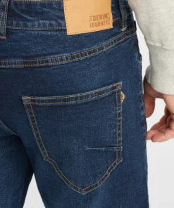 Solid SDPIRKO - Jean Droit - Dark Blue Denim -Promos Solid Magasin 62d1d8c0543c4f9b84d5e0c7cab773a7