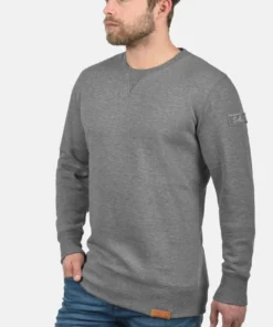 Solid TRIP-O-NECK - Sweatshirt - Grey Melange