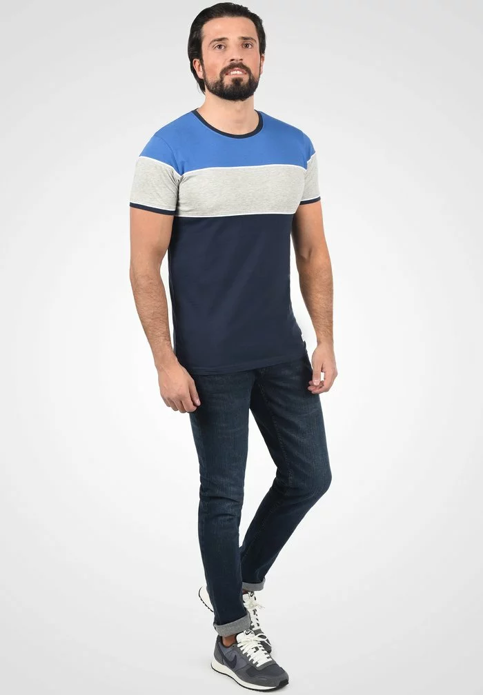 Solid CODY - T-shirt Imprimé - Insignia Blue 2 Solid CODY - T-shirt Imprimé - Insignia Blue – Image 2