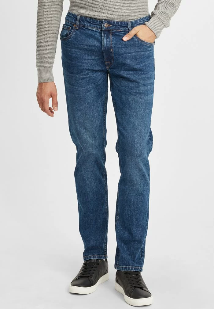 Solid SDPILTO - Jean Droit - Middle Blue Denim 1 Solid SDPILTO - Jean Droit - Middle Blue Denim