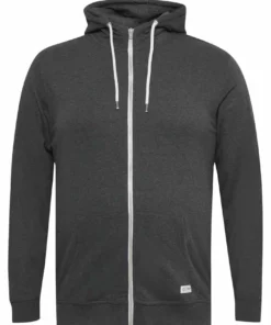 Solid SDTAMBO BT - Sweat à Capuche Zippé - Dark Grey Melange -Promos Solid Magasin 64a5b90e3f2a4e579d33ac44cf06f06e