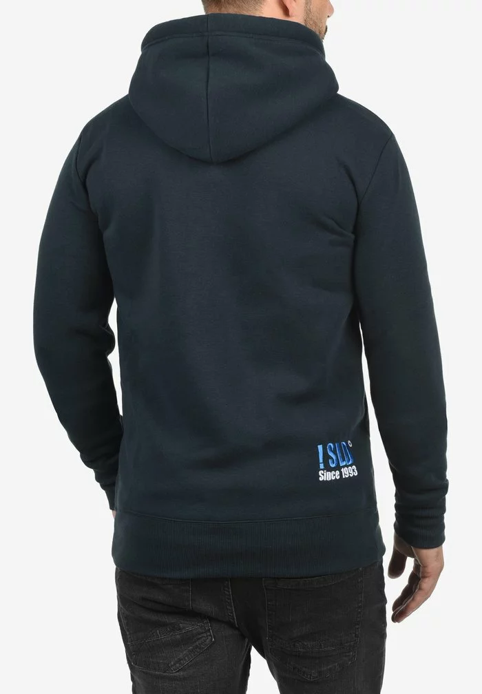 Solid SDBENNHOOD - Sweat à Capuche - Blue 2 Solid SDBENNHOOD - Sweat à Capuche - Blue – Image 2