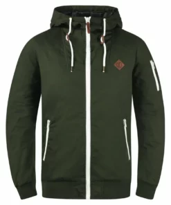 Solid SDTILLY - Veste Mi-saison - Olive -Promos Solid Magasin 64b0e039b8c84153a337997f937c571f