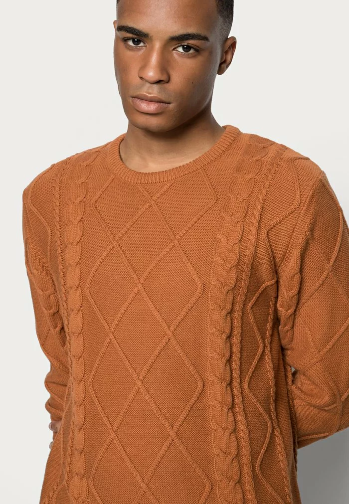 Solid SDTERENCE 21105730 - Pullover - Roasted Pecan 5 Solid SDTERENCE 21105730 - Pullover - Roasted Pecan – Image 5