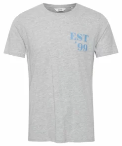 Solid ARCHIE - T-shirt Imprimé - Light Grey Melange -Promos Solid Magasin 66466bced7ad483e968cebfeac04b777