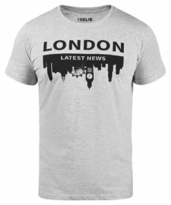 Solid SDCIMO - T-shirt Imprimé - Light Grey Melange 12 Solid SDCIMO - T-shirt Imprimé - Light Grey Melange -Promos Solid Magasin 67481a07ce794116ae5ee0b7b5e612d2