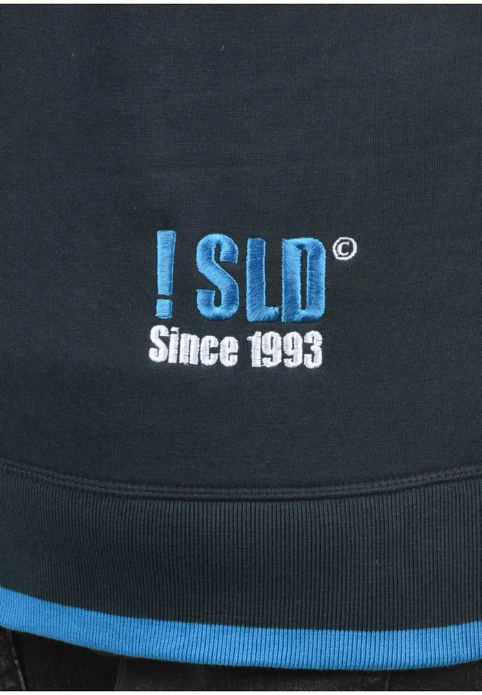 Solid SDBENJAMINZIP - Sweat à Capuche Zippé - Blue 4 Solid SDBENJAMINZIP - Sweat à Capuche Zippé - Blue – Image 4