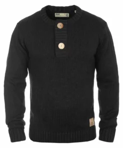 Solid SDPALANI - Pullover - Black -Promos Solid Magasin 69a19e55ec3b4afab2182806ed5f70de