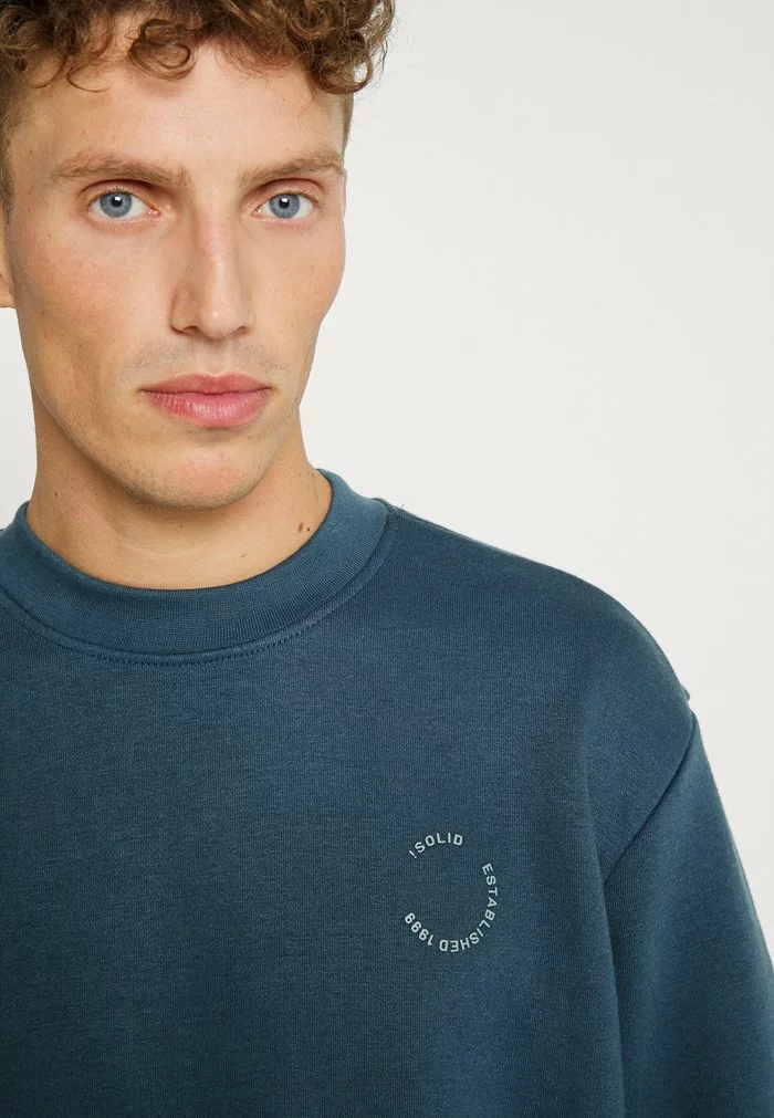 Solid VICTER - Sweatshirt - Ensign Blue 6 Solid VICTER - Sweatshirt - Ensign Blue – Image 6