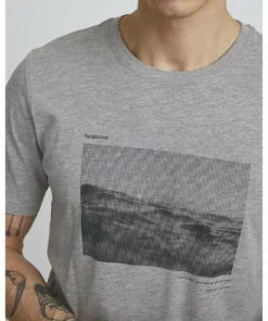 Solid AMADEUS - T-shirt Imprimé - Gray Melange -Promos Solid Magasin 6a5ac834864a438cae5021438409d410