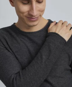 Solid SDJARAH - Pullover - Dark Grey Melange -Promos Solid Magasin 6ad6100ee6534e59a34f41c8078bf010