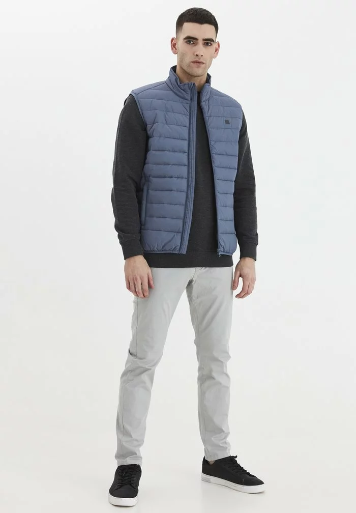 Solid SDSÖRENSON - Veste Sans Manches - China Blue 2 Solid SDSÖRENSON - Veste Sans Manches - China Blue – Image 2