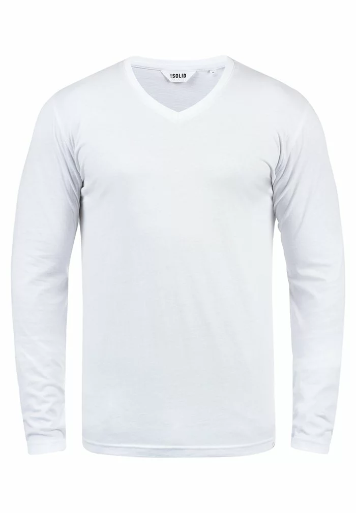 Solid SDBEDA - T-shirt à Manches Longues - White 4 Solid SDBEDA - T-shirt à Manches Longues - White – Image 4