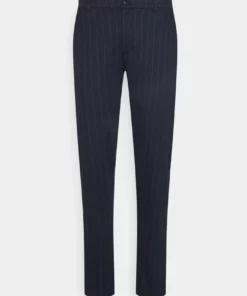 Solid BARRO STRIPE PANTS - Chino - Insignia Blue -Promos Solid Magasin 6e426d41223848bba572921c5951163c