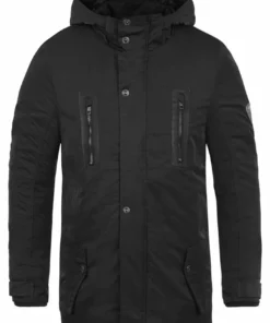 Solid SDDAEMON - Veste D'hiver - Black -Promos Solid Magasin 6e625e5d1e2e4eac95936389a23eb522