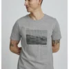 Solid AMADEUS - T-shirt Imprimé - Gray Melange