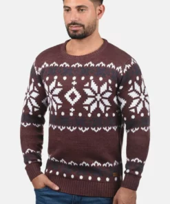 Solid SDNORWIG - Pullover - Wine Red M