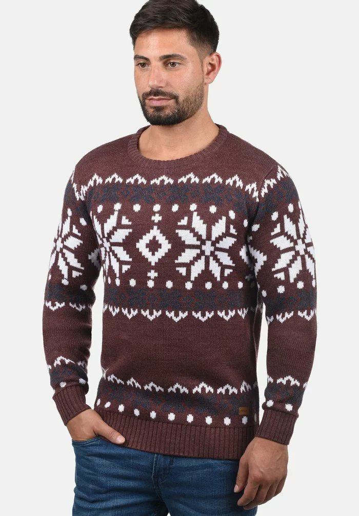 Solid SDNORWIG - Pullover - Wine Red M 1 Solid SDNORWIG - Pullover - Wine Red M