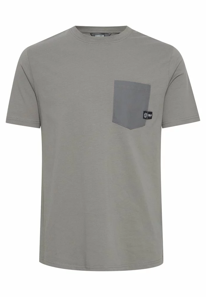 Solid SDBASTO - T-shirt Imprimé - Mid Grey 6 Solid SDBASTO - T-shirt Imprimé - Mid Grey – Image 6