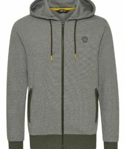 Solid SDRAFKO - Sweat à Capuche Zippé - Deep Forest Melange -Promos Solid Magasin 6f8a852d0af249fe939421be2d0a0386