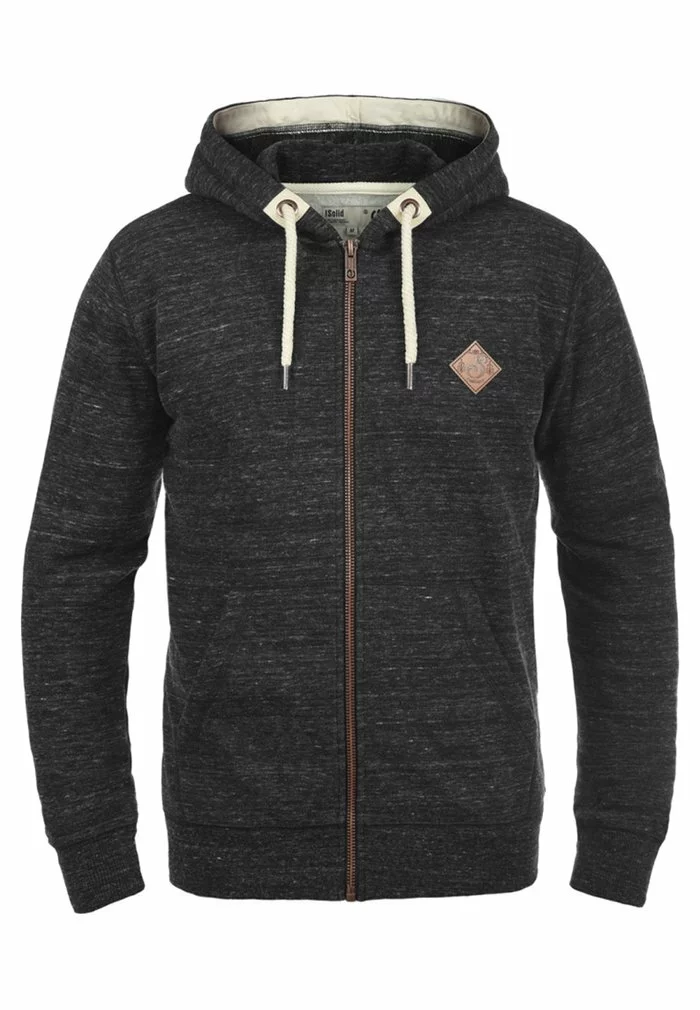 Solid SDCRAIG - Sweat à Capuche Zippé - Black 4 Solid SDCRAIG - Sweat à Capuche Zippé - Black – Image 4