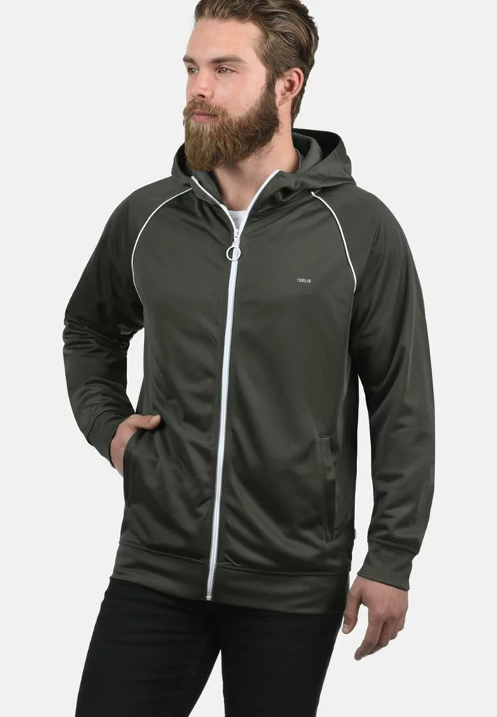 Solid SDLEANDROS - Veste De Survêtement - Dark Grey 1 Solid SDLEANDROS - Veste De Survêtement - Dark Grey