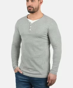 Solid SDDORIANO - T-shirt à Manches Longues - Light Grey