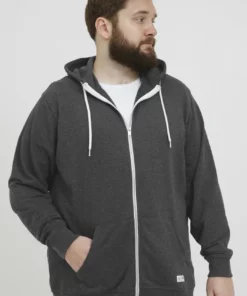 Solid SDTAMBO BT - Sweat à Capuche Zippé - Dark Grey Melange