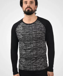 Solid SDMEVAN - T-shirt à Manches Longues - Black